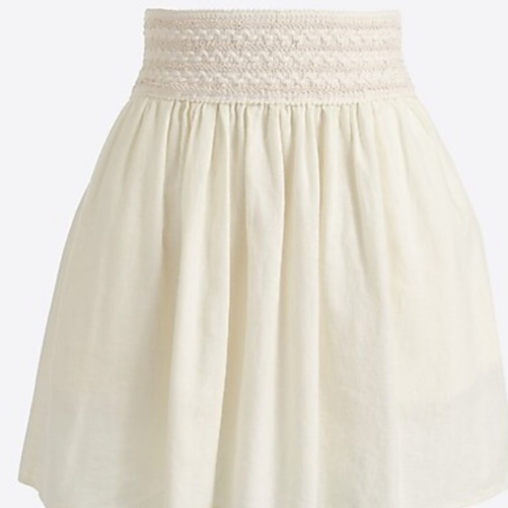 NWT J. Crew Gauze Skirt